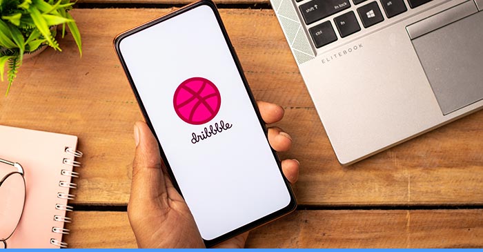 the dribbble app; a platform for world’s top designers