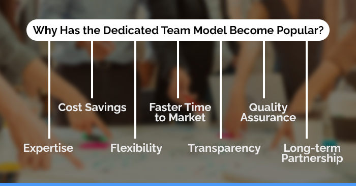 why has the dedicated team model become popular